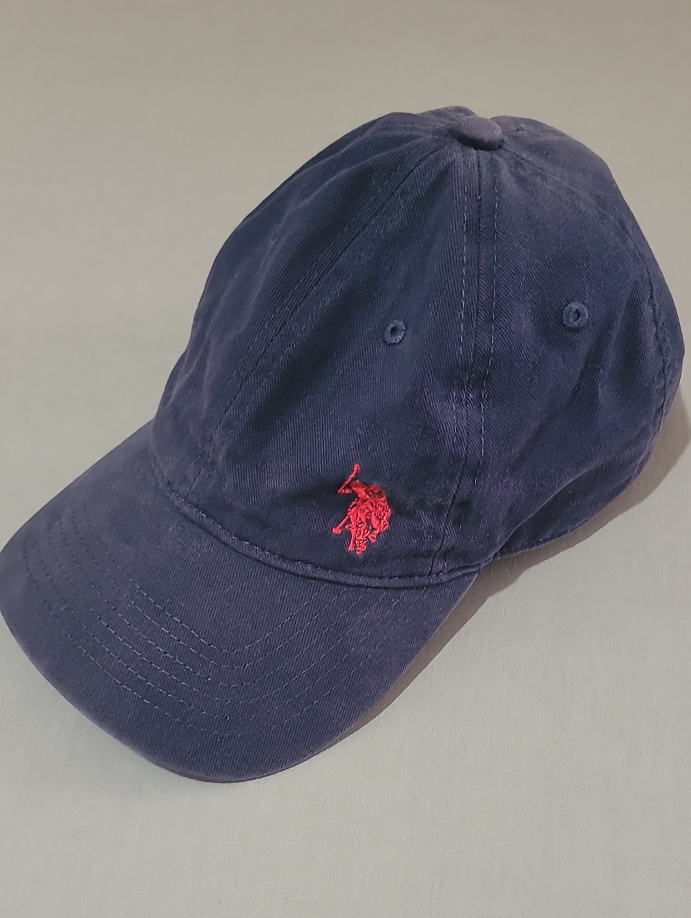 Polo by Ralph Lauren Navy Cap with Red Pony Logo